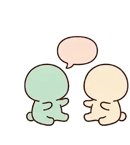 Deux personnages qui discutent